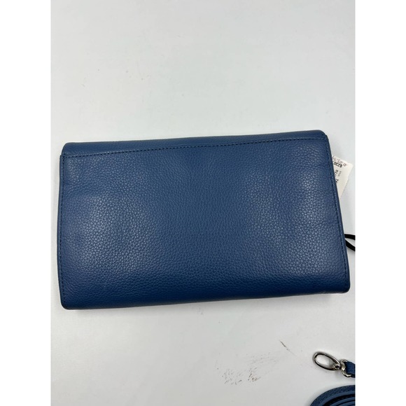 Brighton Flap Organizer Crossbody Bag Blueprint  NWT - Picture 4 of 7